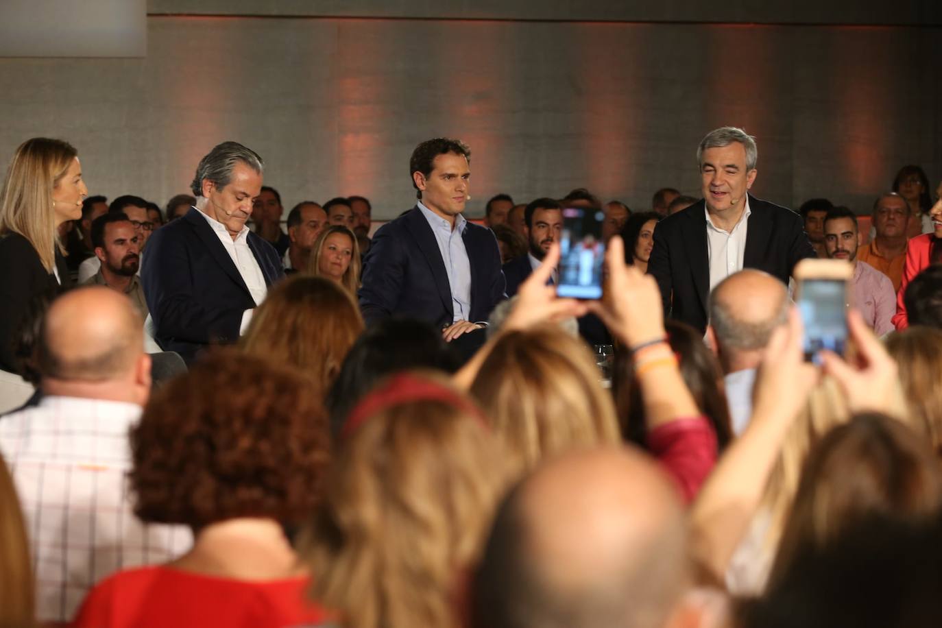 Fotos: El líder de Ciudadanos, Albert Rivera, participa en un acto de campaña en Málaga