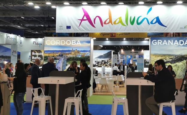 Expositor de Andalucía en la WTM..