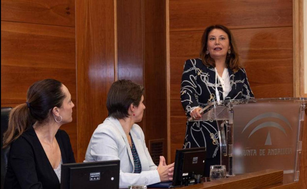 La consejera de Agricultura, Ganadería, Pesca y Desarrollo Sostenible, Carmen Crespo 