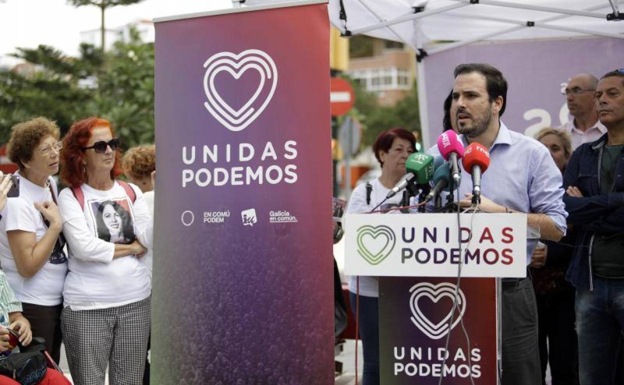 Garzón, este lunes, en Málaga