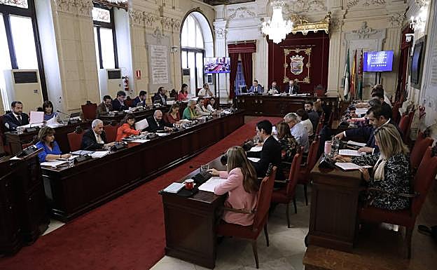 El pleno municipal.
