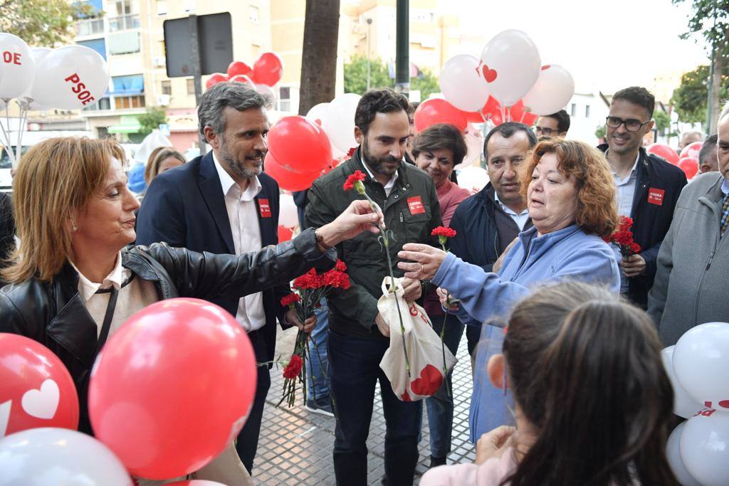 Acto de cierre de campaña del PSOE en Málaga.