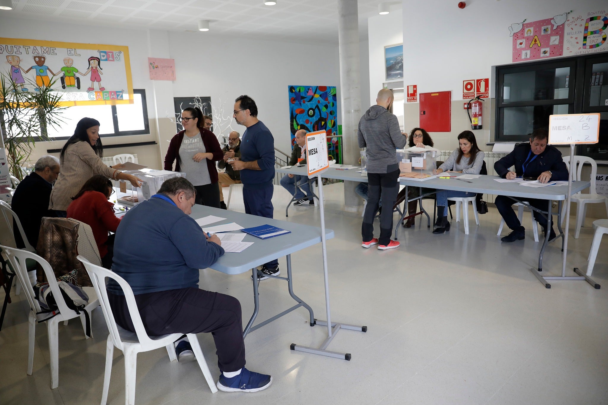 Repaso en imágenes de la jornada electoral del 10N