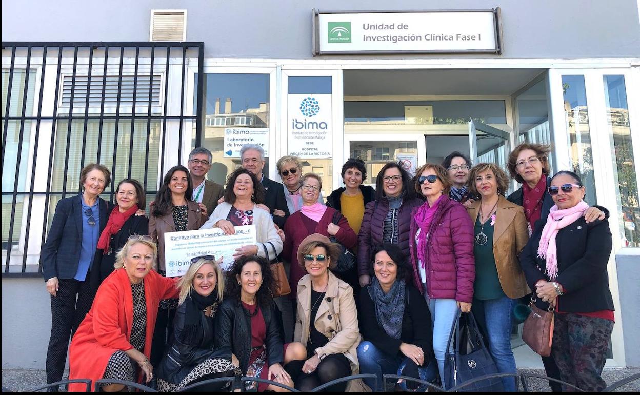 Un momento del acto celebrado en el Clínico. 