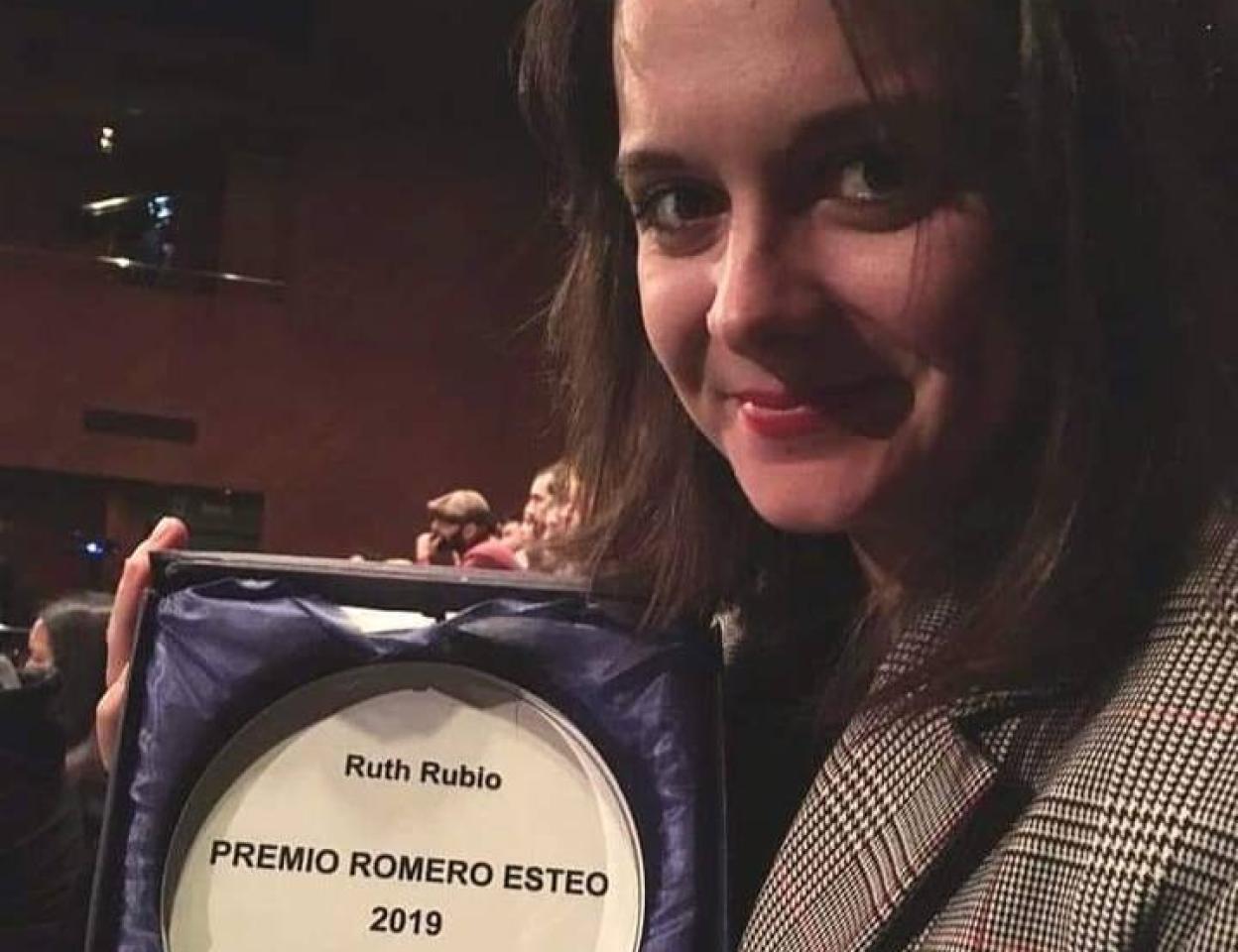 Ruth Rubio ganó el Premio Homenaje Miguel Romero Esteo con un texto que se leerá este viernes en todas las capitales andaluzas. 
