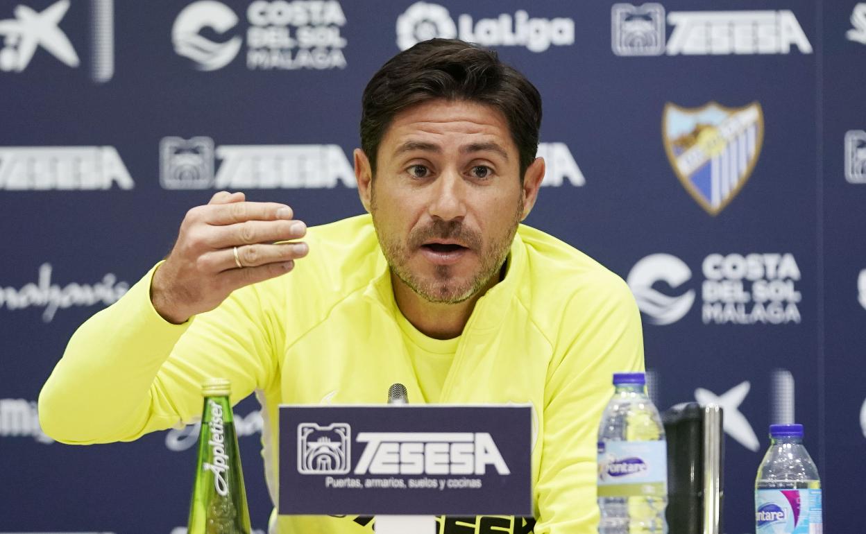 Víctor, durante una de sus conferencias de prensa.