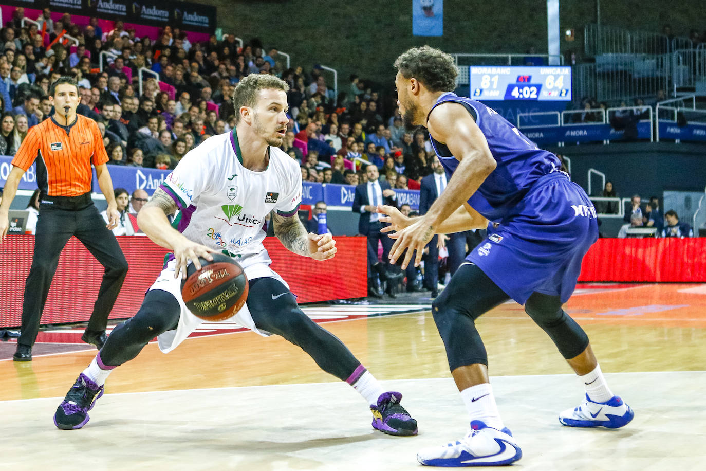 El Unicaja cae en la cancha del Andorra