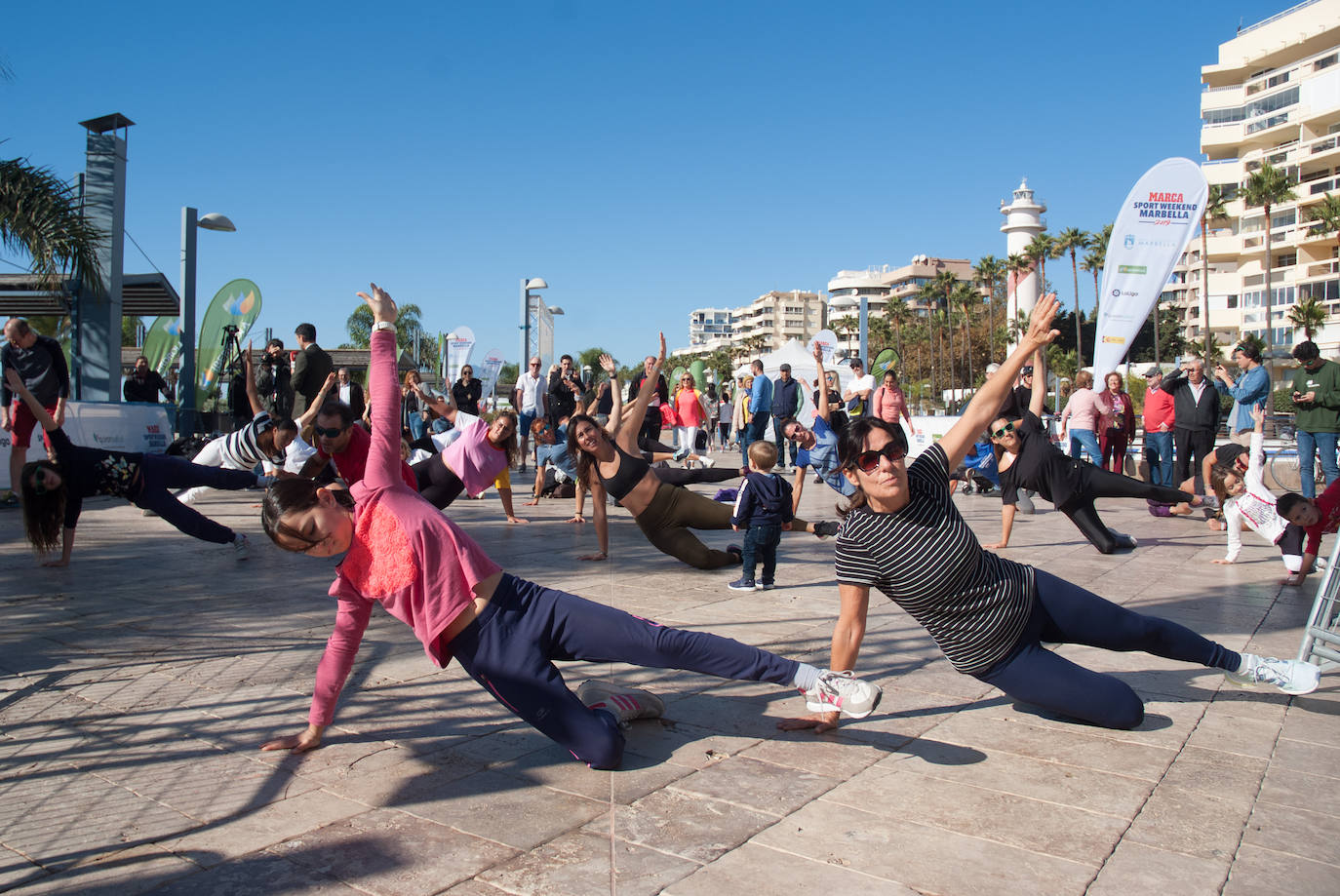 Marca Sport Weekend llena Marbella de actividades y encuentros con leyendas del deporte. 