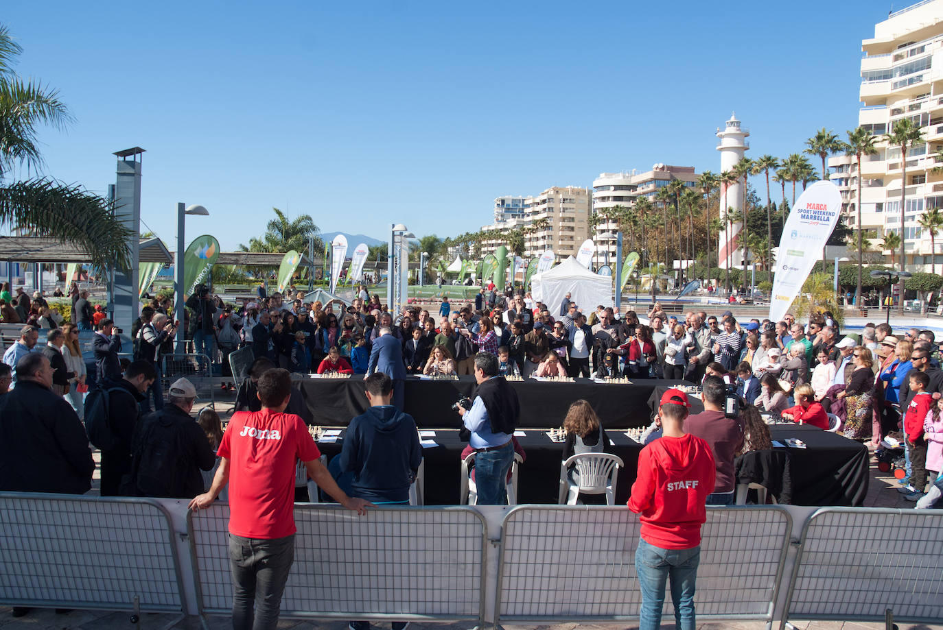 Marca Sport Weekend llena Marbella de actividades y encuentros con leyendas del deporte. 