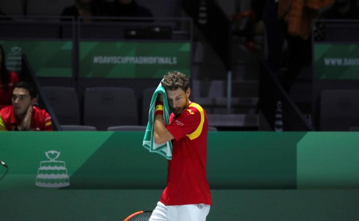 Pablo Carreño, tras su derrota ante Guido Pella.