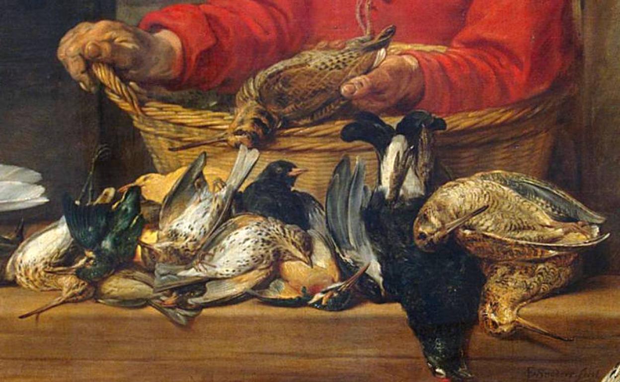 Detalle del cuadro de Frans Snyders, ca. 1618.