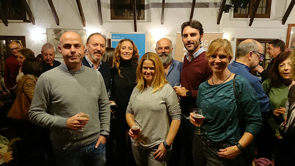 El Palomar de El Pimpi acoge la firma y presentación del libro de la provincia desde otra perspectiva. En la foto, equipo de HCP Arquitectos .