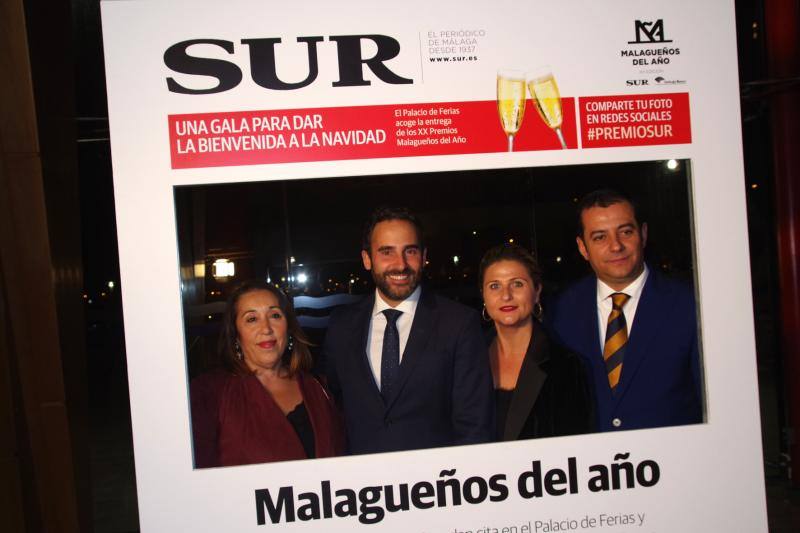 Los invitados a los XX Premios Malagueños del Año de SUR, en imágenes