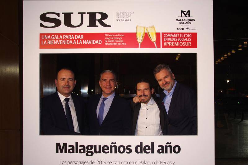 Los invitados a los XX Premios Malagueños del Año de SUR, en imágenes