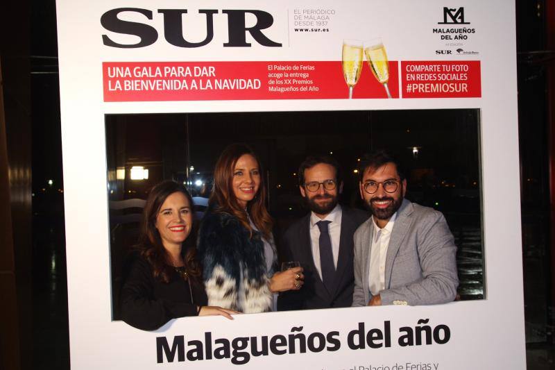 Los invitados a los XX Premios Malagueños del Año de SUR, en imágenes