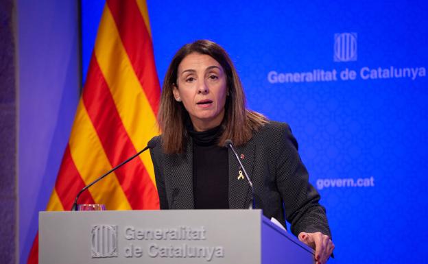 La consejera de la Presidencia de la Generalitat, Meritxell Budó.