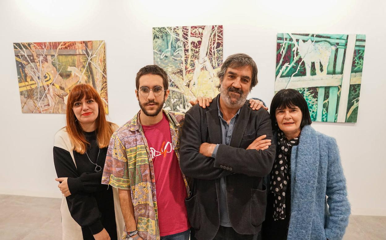 Natalia Meléndez, Pablo Rodríguez, Ángel Idígoras y Tecla Lumbreras. 