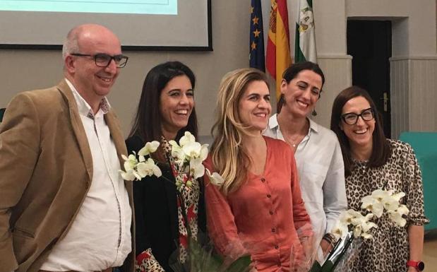 Miguel Ángel Perea, Ana Gómez, Isabel Leiva, Olivia Salado y Bibiana Salado.