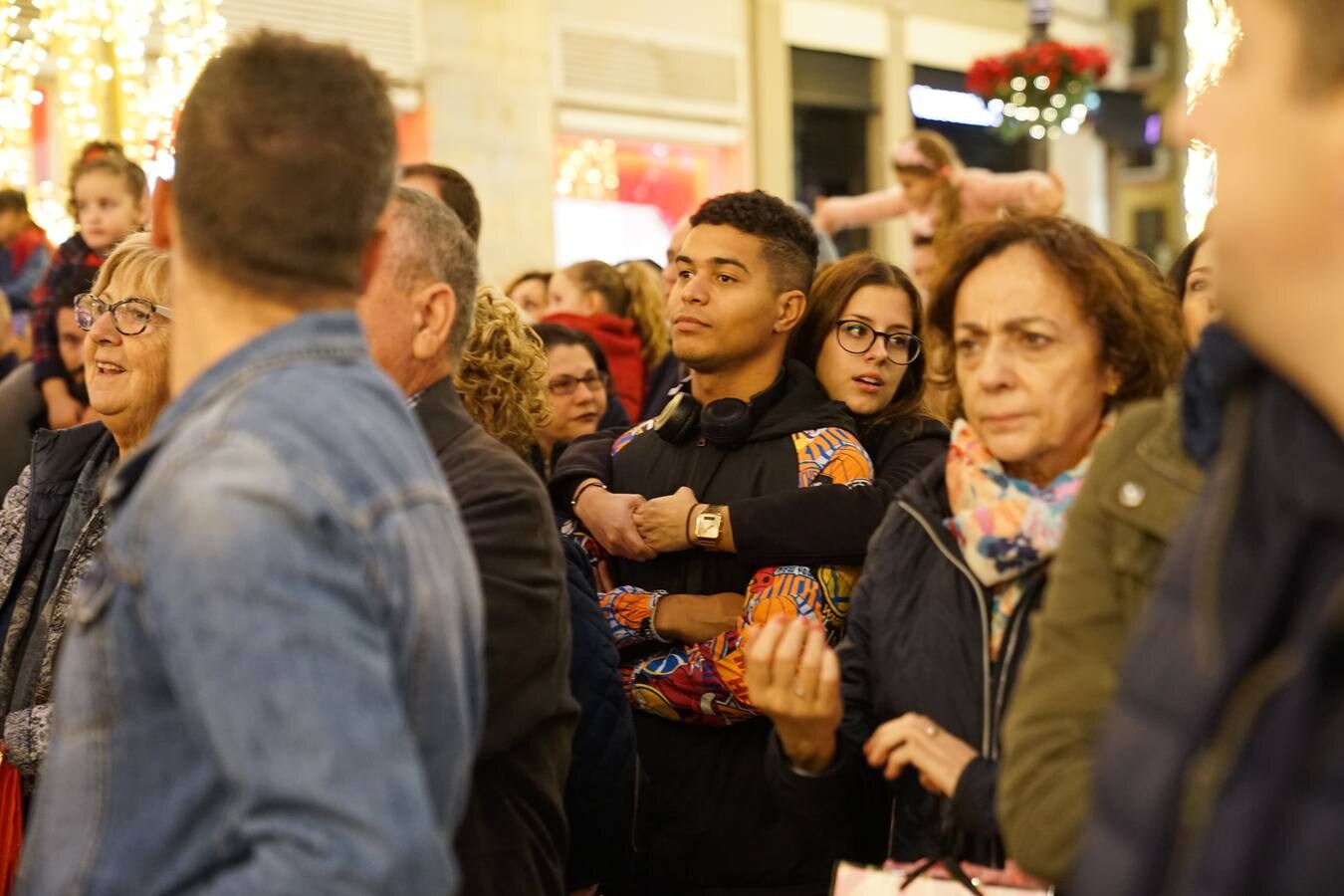 Miles de personas han asistido ya al espectáculo de luces del Centro de Málaga