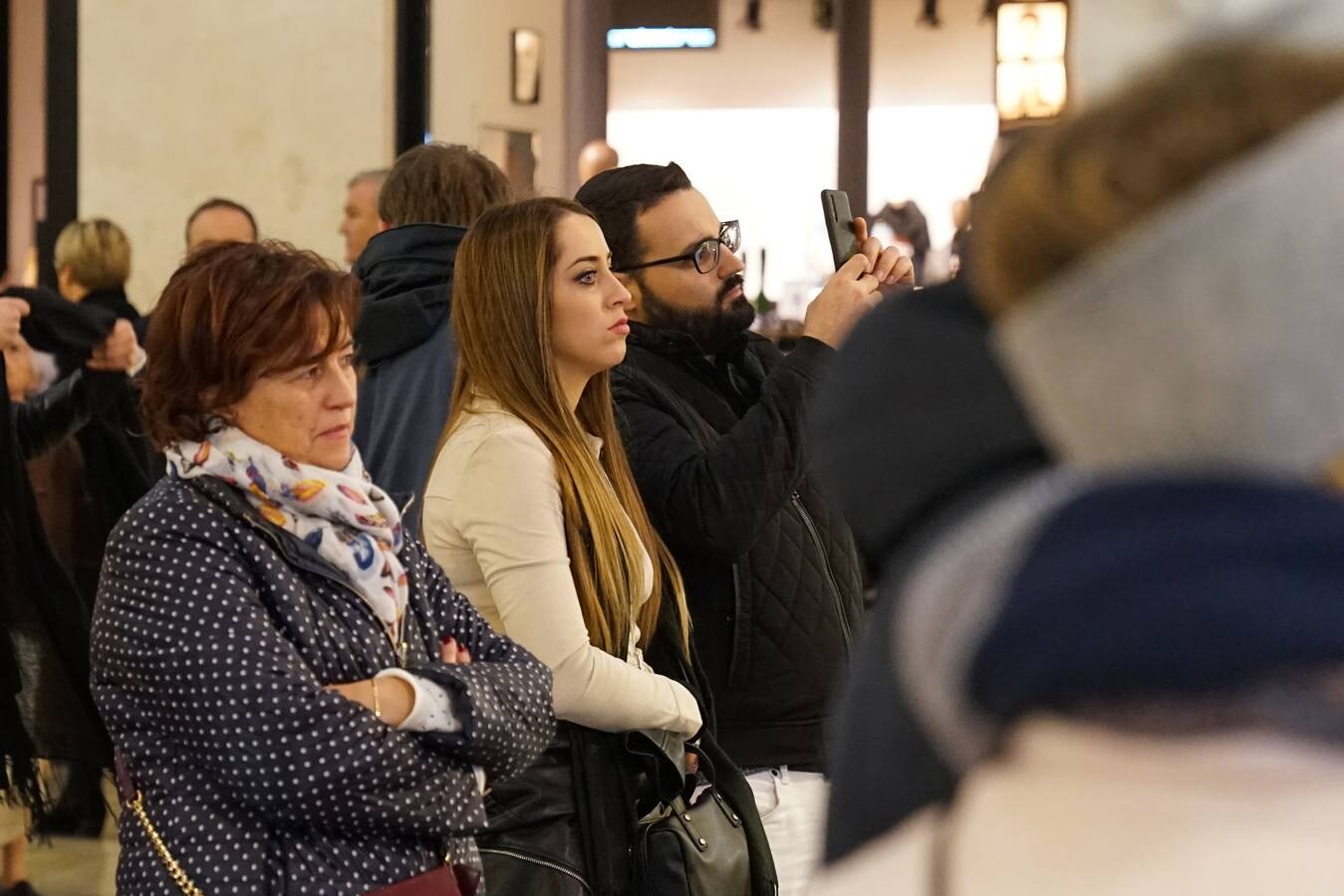 Miles de personas han asistido ya al espectáculo de luces del Centro de Málaga