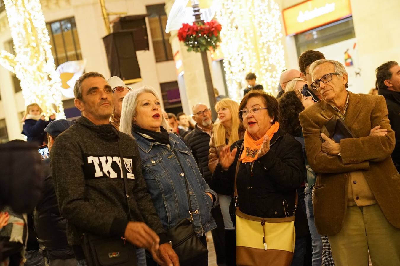 Miles de personas han asistido ya al espectáculo de luces del Centro de Málaga