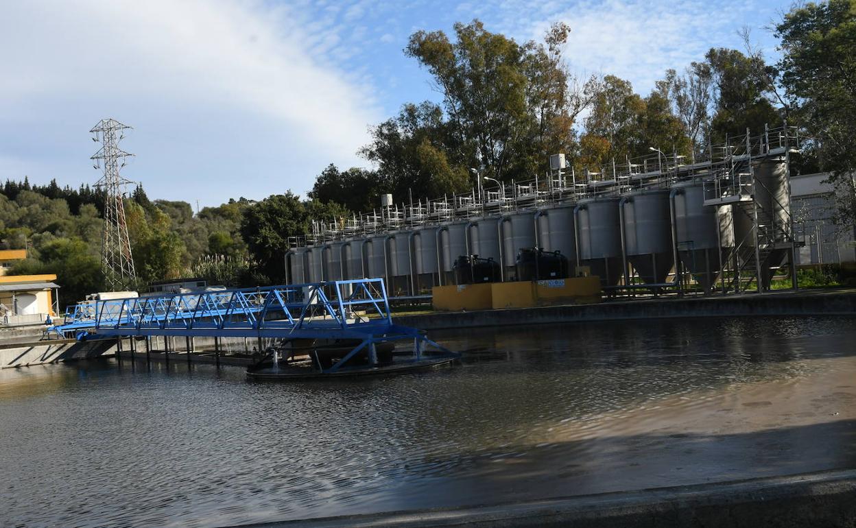 La EDAR de La Víbora, en Marbella. 