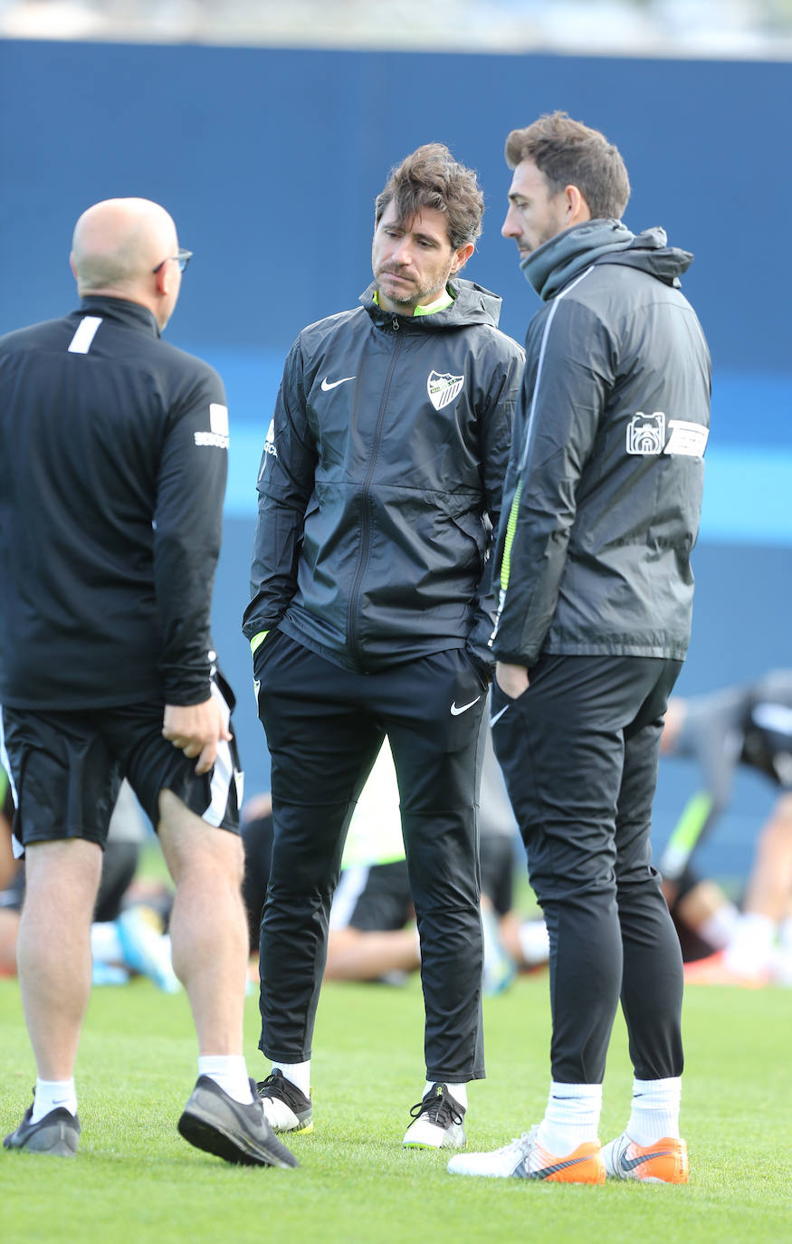 Fotos: El entrenamiento del Málaga este jueves 12 de diciembre, en imágenes