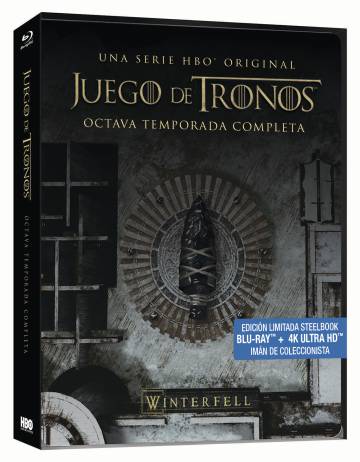 Imagen - Carátula del DVD de la octava temproada de 'Juego de Tronos'.