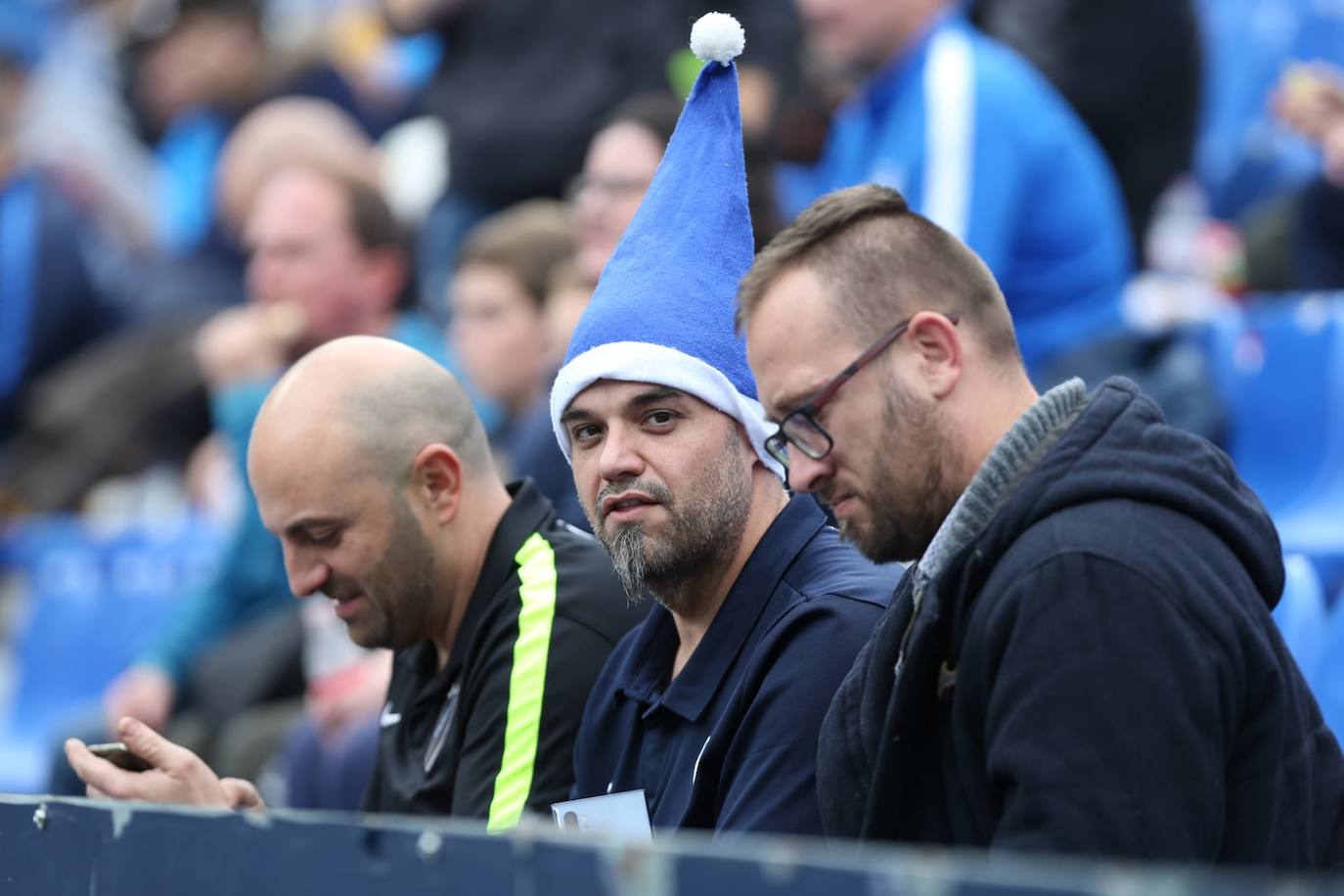 Espectadores este sábado en La Rosaleda 