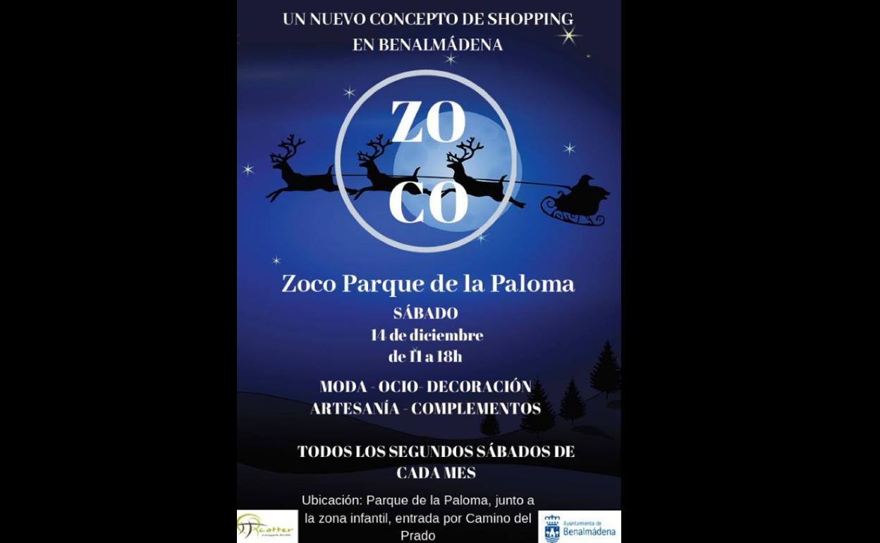 El Parque de la Paloma de Benalmádena será escenario del zoco navideño el próximo 28 de diciembre