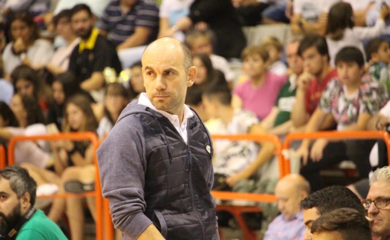 Javier Florido, en un partido de esta temporada. 