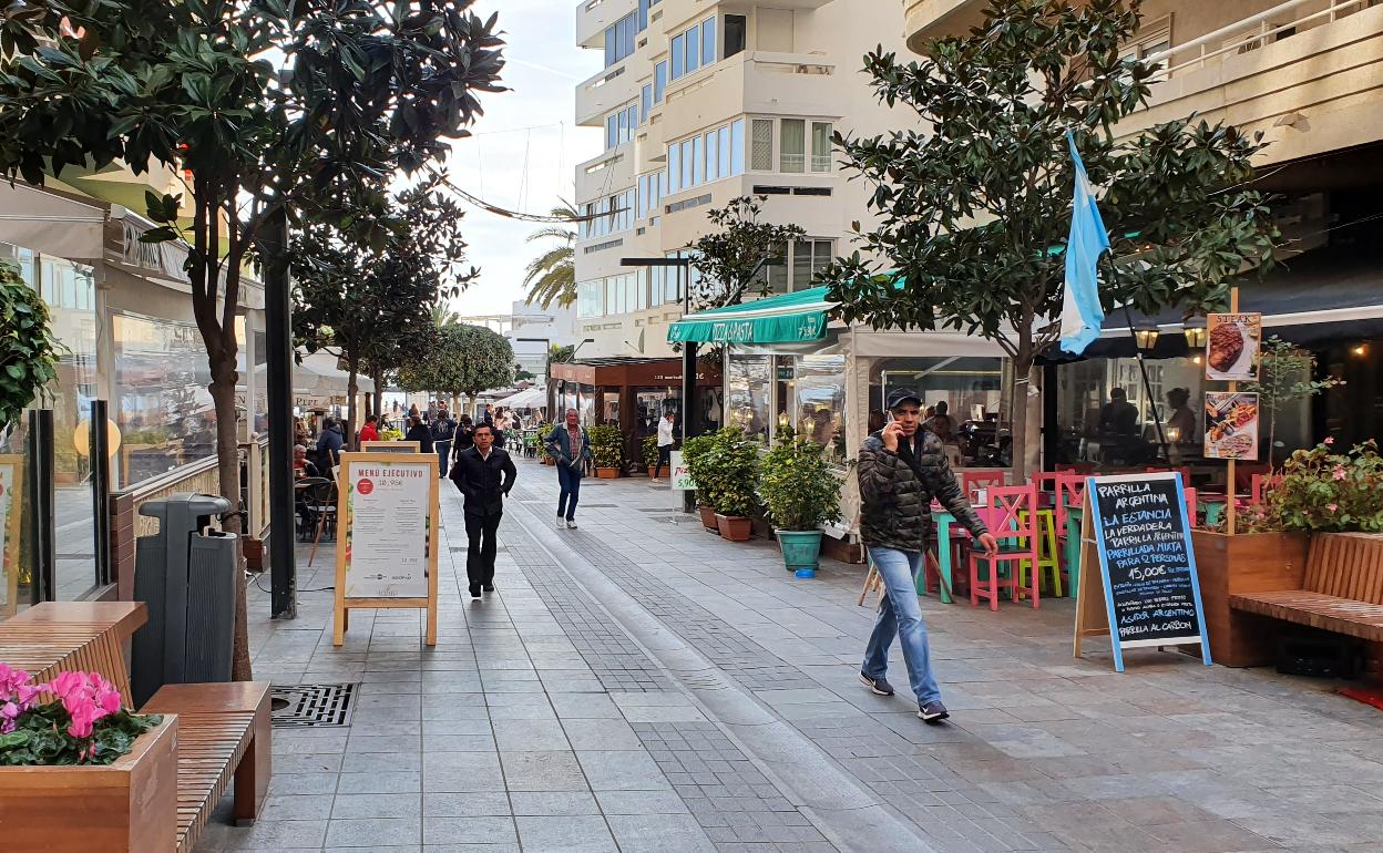 Negocios de restauración en el centro de Marbella. 