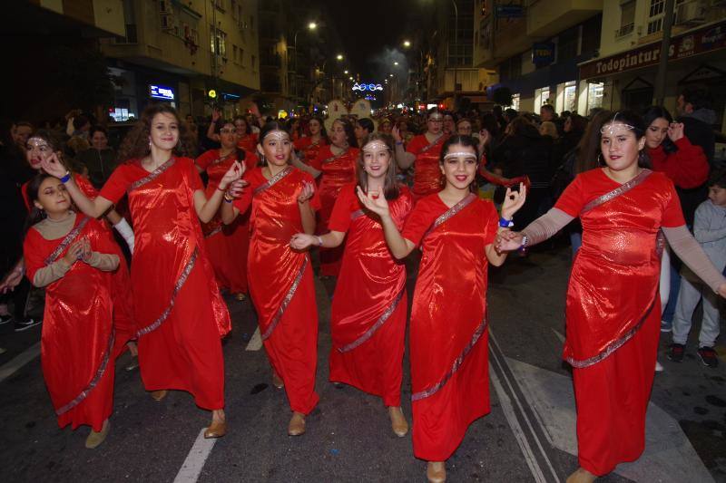 La cabalgata de Bailén-Miraflores tuvo temáticas diferentes.