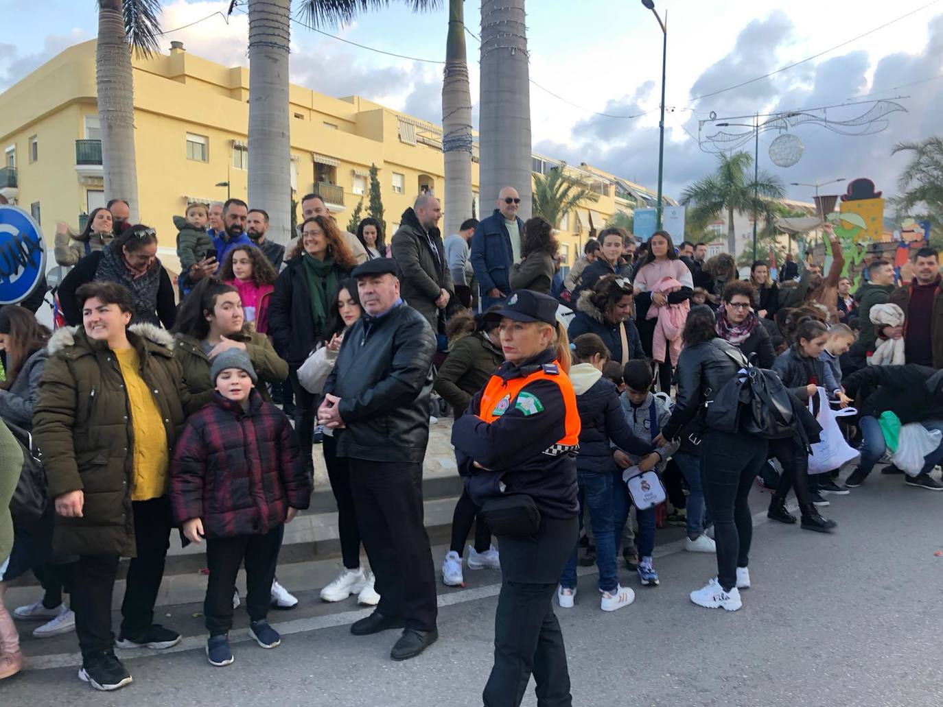 Asistentes a la cabalgata en Alhaurín de la Torre. 