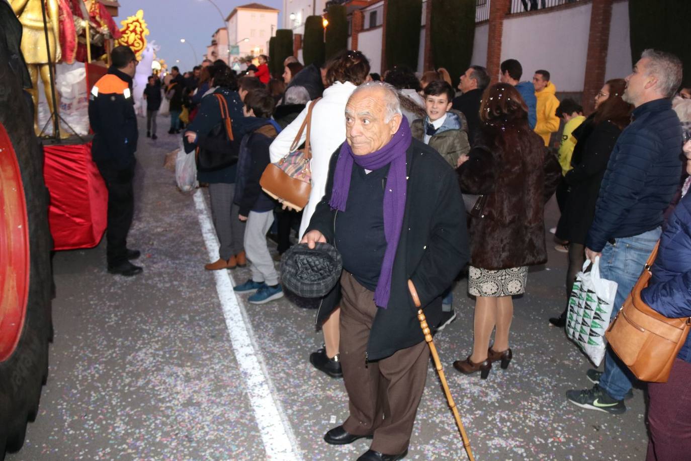 Asistentes a la cabalgata en Ronda 