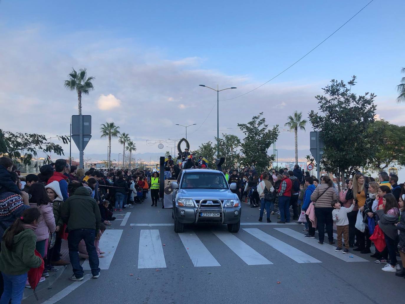 Desfile de Melchor, Gaspar y Baltasar en Torrox