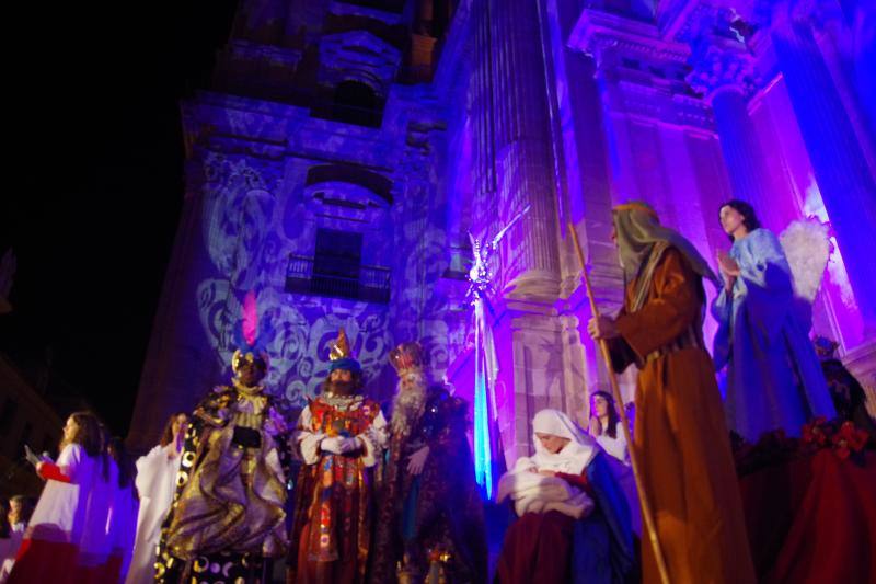 Belén viviente en la Catedral