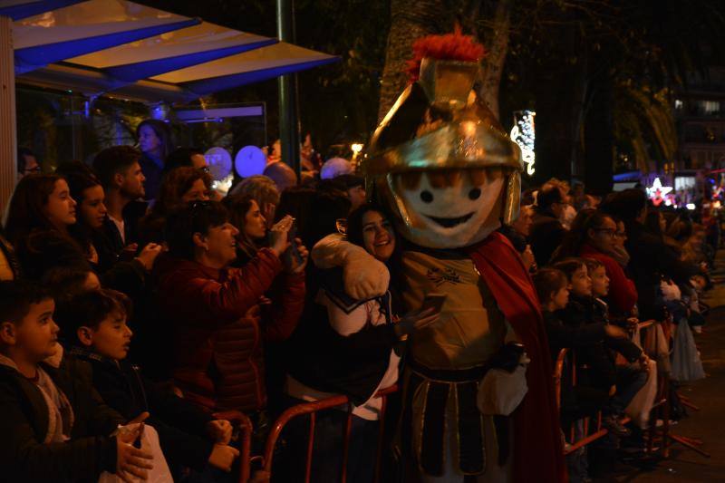 Asistentes a la Cabalgata de Reyes Magos de este año en Málaga capital. 