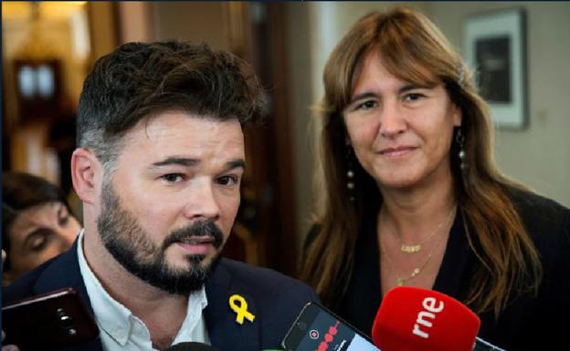 Rufián, en el Congreso