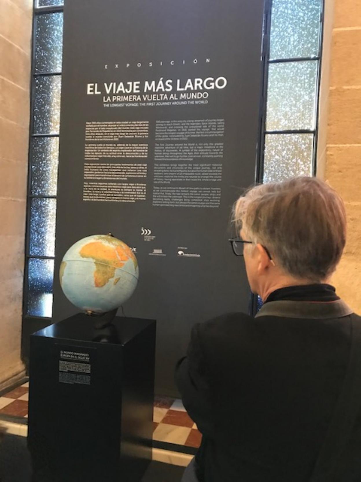 El 'Viaje más largo' estará abierto al público en
Sevilla hasta el mes de febrero