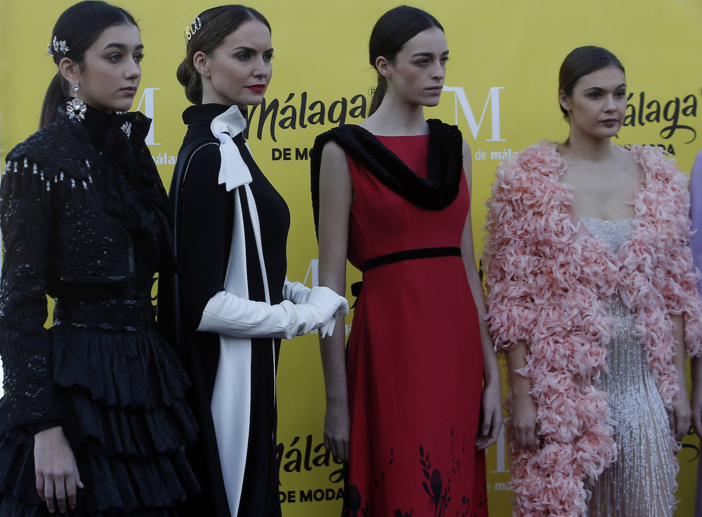 Rafael Urquízar, Montesco, Ángel Palazuelos, Javier Alcántara, F de Frank, Susana Hidalgo, Jorge Sánchez y Antonia Galiano desvelan sus apuestas de cara a la alfombra roja del próximo 25 de enero en un desfile organizado por la marca promocional 'Málaga de moda' 