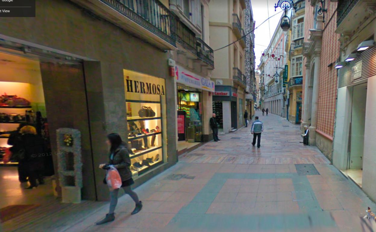 Image de la céntrica y peatonal calle Nueva. 