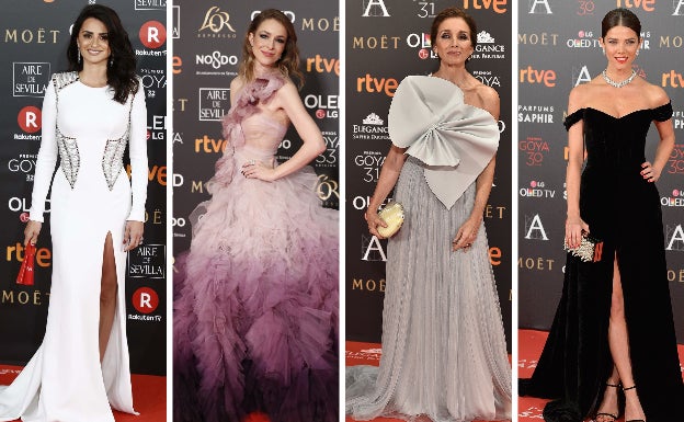 Imagen. Los looks más sobresalientes de los Goya de los últimos años.