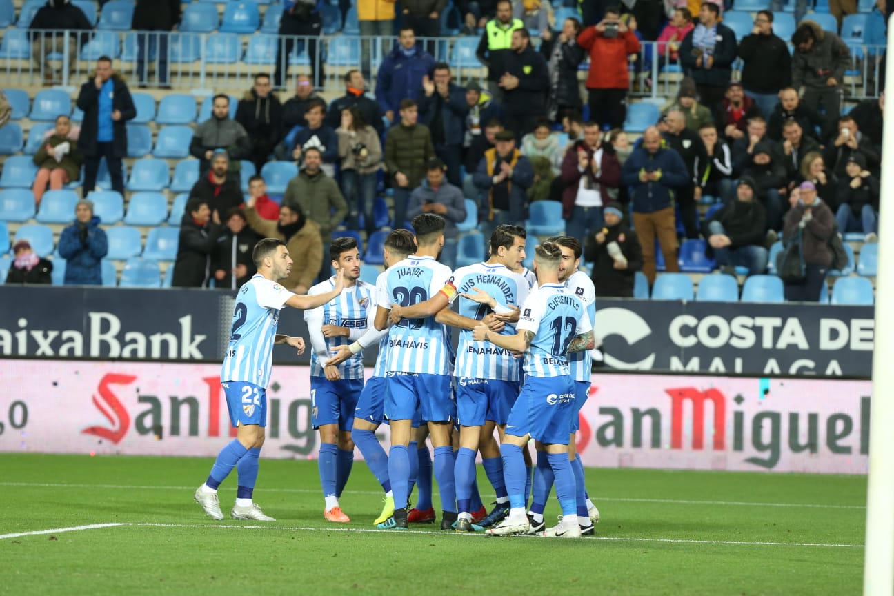 El nuevo entrenador, Sergio Pellicer, debutaba en La Rosaleda