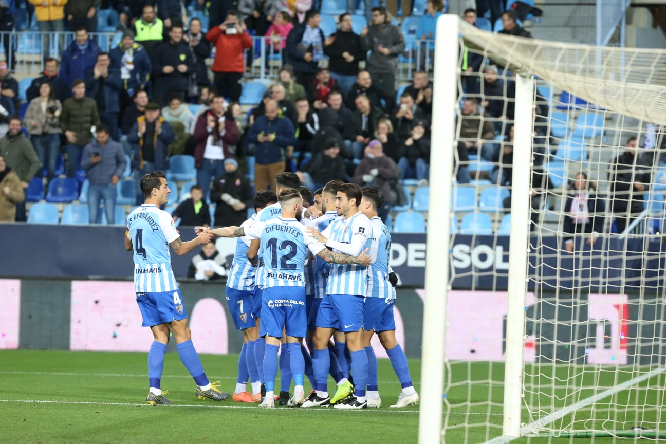 El nuevo entrenador, Sergio Pellicer, debutaba en La Rosaleda