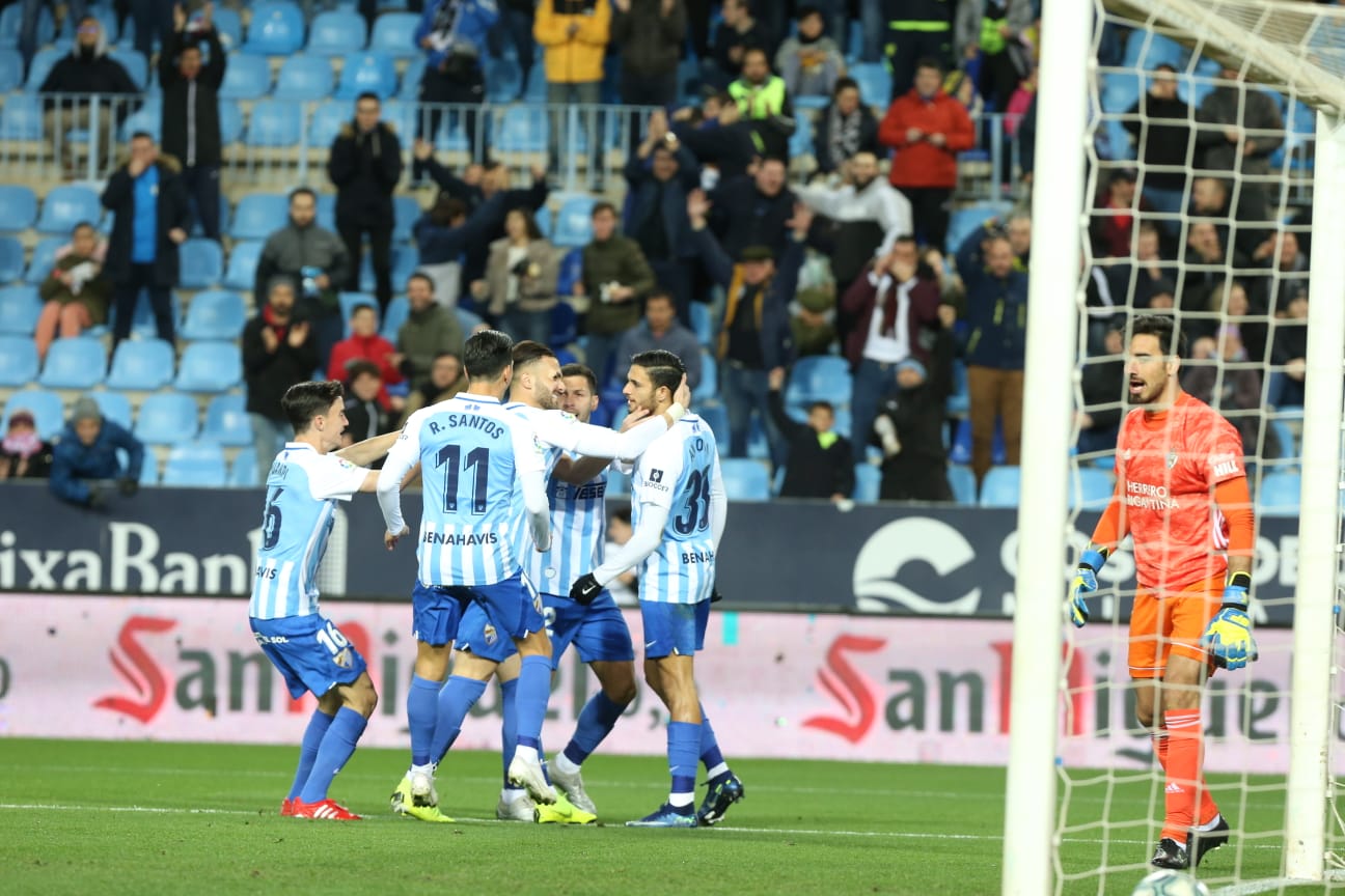 El nuevo entrenador, Sergio Pellicer, debutaba en La Rosaleda