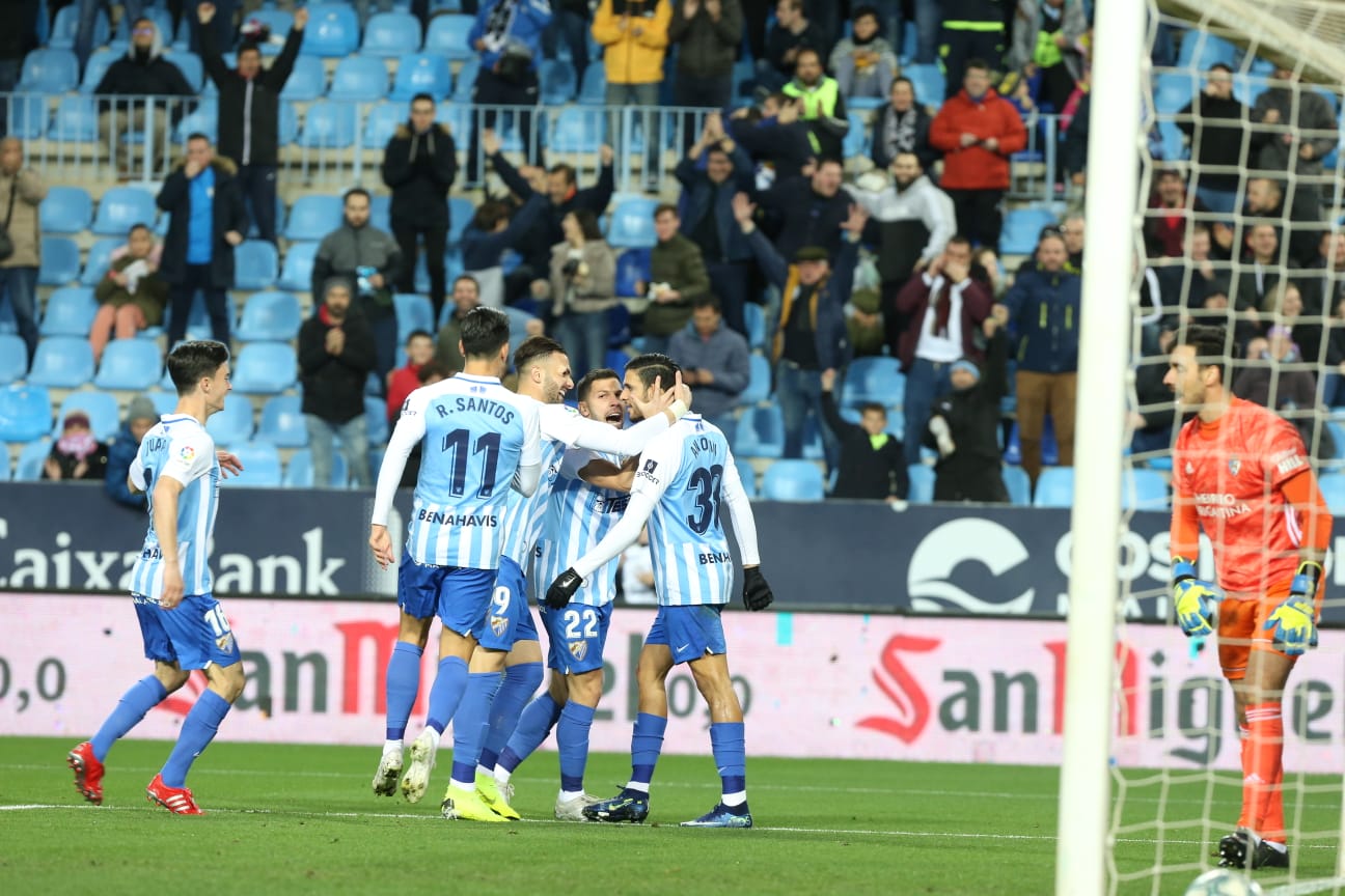 El nuevo entrenador, Sergio Pellicer, debutaba en La Rosaleda