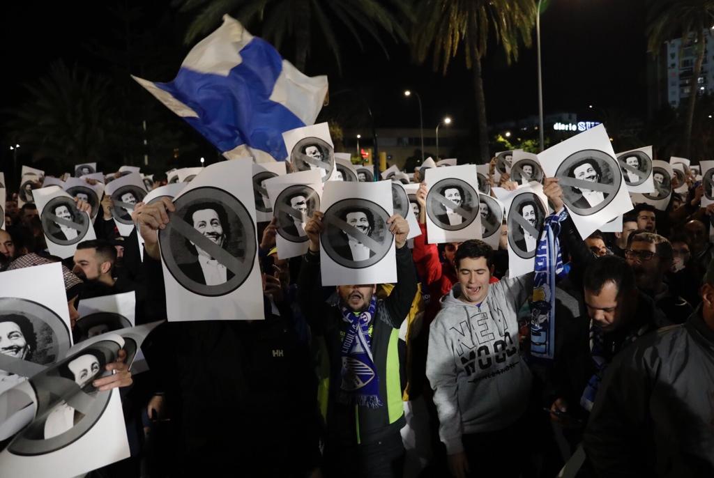 El nuevo entrenador, Sergio Pellicer, debutaba en La Rosaleda