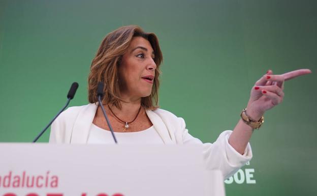 Susana Díaz, secretaria general del PSOE-A. 