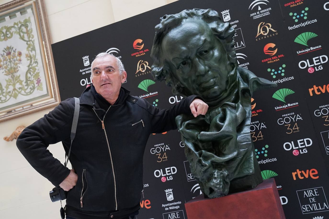 Fotos: Fotografíate con la estatuilla de los Goya en el Ayuntamiento de Málaga hasta el 24 de enero